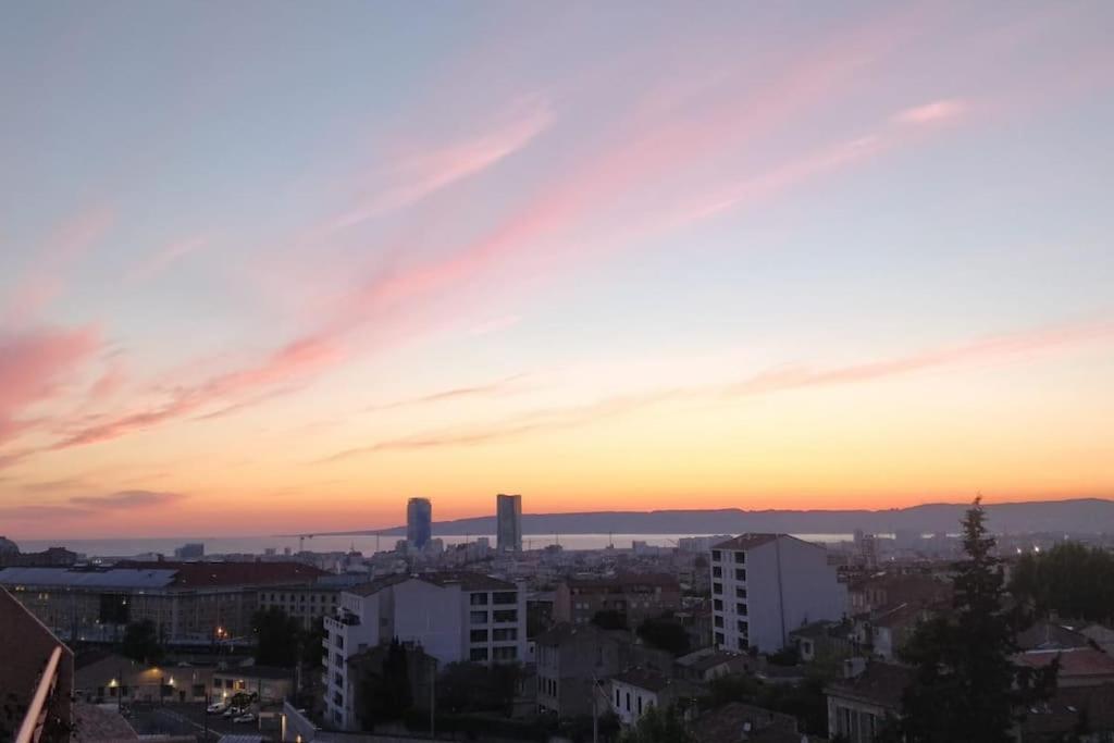 T3 Le Designer 4E-Terrasse-Climatisation & Netflix Apartment Marsilia Exterior foto